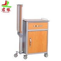 hospital bedside caninet with table