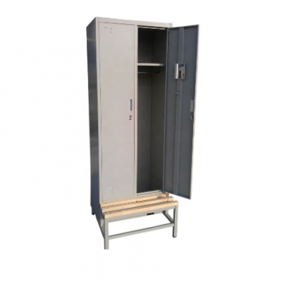 STEEL LOCKER WITH BENCH Gym Locker