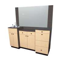 Hot sale wall mounting station;Modern styling mirror for salon;High quality salon equipment