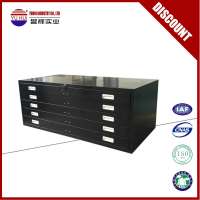 hot selling black steel 5 drawers map cabinet for sale