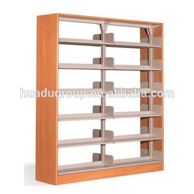 Single Column Double Side Steel Library Bookcases