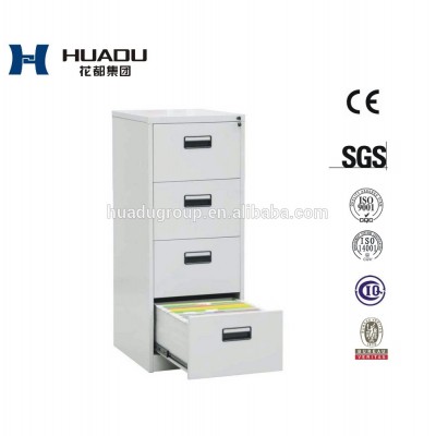 Steel metal vertical 4 drawers filing cabinet