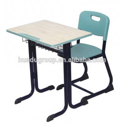 Single Student Wooden DeskTop Classroom Furniture