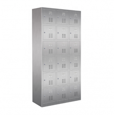 Stainless steel Locker 18 doors Locker